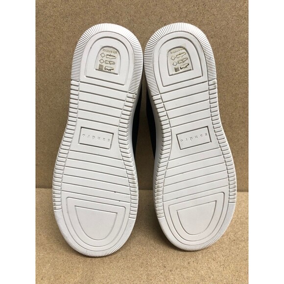 Sandro Paris Anita Anthracite Charcoal Gray Velvet Sneakers SZ 7-7.5 US  EUR 38 - Picture 12 of 12